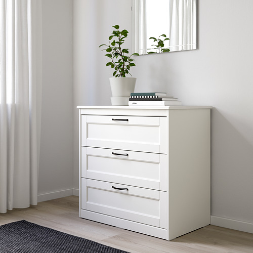 SONGESAND perabot kamar tidur, set isi 5