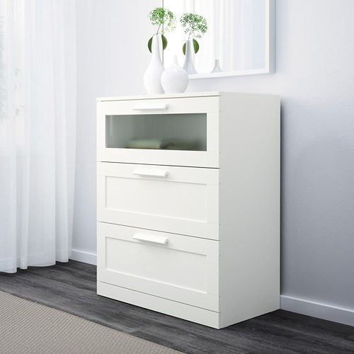 BRIMNES perabot kamar tidur, set isi 3