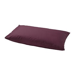ULLVIDE - Pillowcase, deep red, 50x80 cm