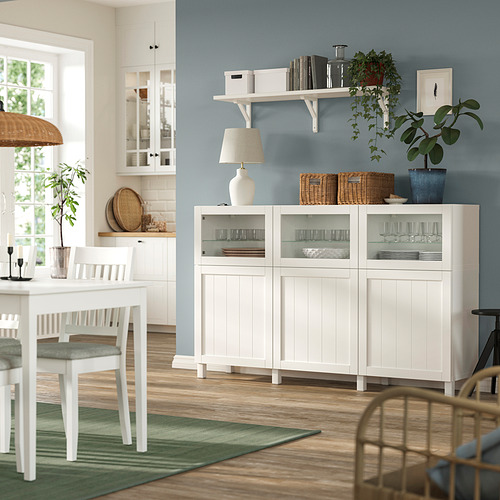 BESTÅ storage combination with doors