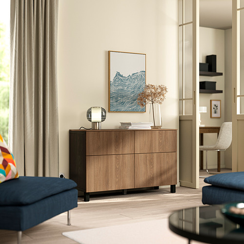 BESTÅ storage combination w doors/drawers