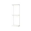 BOAXEL - Wardrobe combination, white, 62x40x201 cm