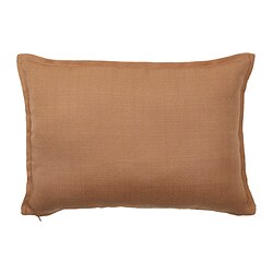 LAGERPOPPEL - Sarung bantal kursi, cokelat muda, 40x58 cm