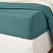 NATTJASMIN - Fitted sheet, blue-green, 180x200 cm