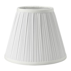 MYRHULT - Kap lampu, putih, 19 cm