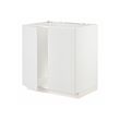 METOD - Base cabinet for sink + 2 doors, white/Stensund white, 80x60x80 cm