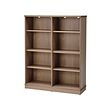 LANESUND - bookcase, grey-brown, 121x37x152 cm | IKEA Indonesia - PE888404_S2