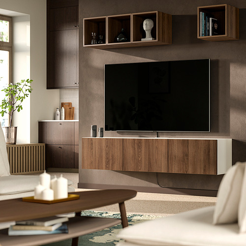 BESTÅ TV bench with doors