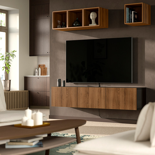 BESTÅ TV bench with doors