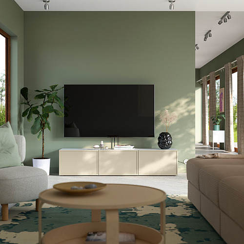 BESTÅ TV bench with doors