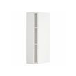 METOD - Wall cabinet with shelves, white/Stensund white, 20x37x80 cm