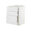 METOD/MAXIMERA - Kab dasar 3dpn/2rndh/1tgh/1lc tgi, putih/Stensund putih, 60x60x80 cm