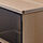 LANESUND - glass-door cabinet, grey-brown, 121x37x152 cm | IKEA Indonesia - PE888419_S1