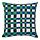 PLATTLUMMER - sarung bantal kursi, hijau/biru, 50x50 cm | IKEA Indonesia - PE926658_S1