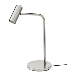 VIRRMO - Work lamp, nickel-plated, 54 cm
