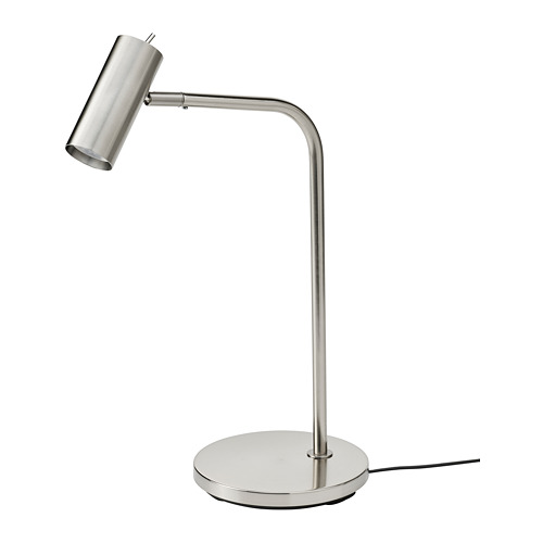 VIRRMO work lamp, nickel-plated, 54 cm | IKEA Indonesia