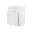 METOD/MAXIMERA - Base cb f HAVSEN snk/3 frnts/2 drws, white/Stensund white, 60x60x80 cm