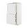 METOD/MAXIMERA - base cabinet with 2 drawers, white/Stensund white, 40x37x80 cm | IKEA Indonesia - PE805950_S1