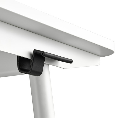 GLADHÖJDEN desk sit/stand, white, 100x60 cm | IKEA Indonesia