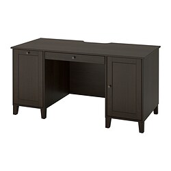 IDANÄS - Desk, brown, 152x70 cm