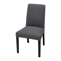 BERGMUND - Chair cover, Gunnared medium grey