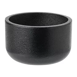 HEDERVÄRD - Tempat lilin kecil, hitam, 3 cm