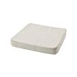 ÅKERVINDEFLY - Bantal kursi, krem, 39/35x37x5 cm