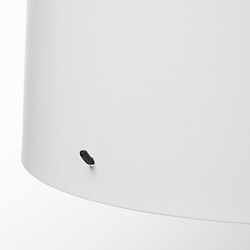 BARLAST - Lampu lantai, hitam/putih, 150 cm