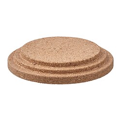 RÖNNSPIREA - Lid for scented candle, cork, 8 cm