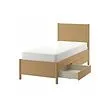 TONSTAD - bed frame with storage, oak veneer, 90x200 cm | IKEA Indonesia - PE926752_S2