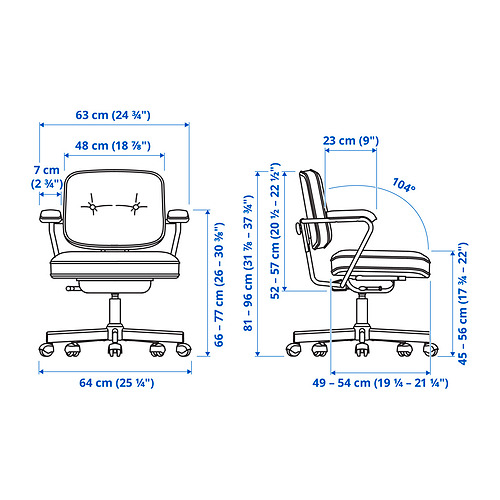 ALEFJÄLL office chair