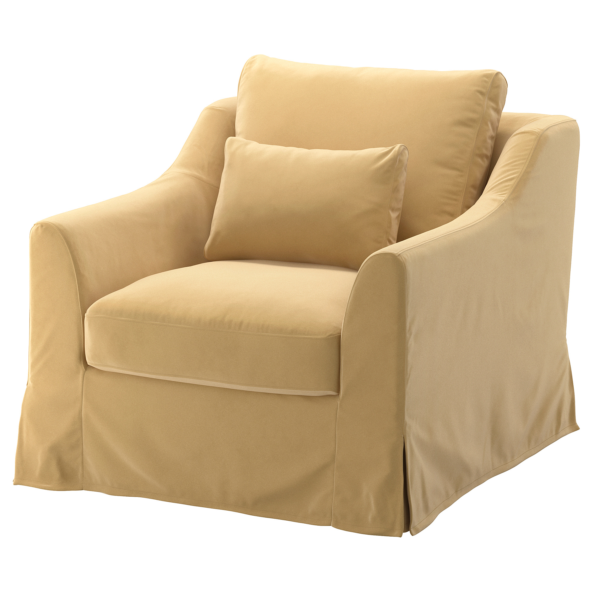 Farlov Armchair Djuparp Yellow Beige Ikea Indonesia