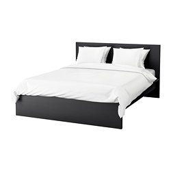 MALM Bed Frame, High, Black-brown, 180x200 Cm | IKEA Indonesia