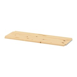 IVAR - Shelf, pine, 83x30 cm