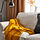 SANDBRODD - throw, dark yellow, 130x170 cm | IKEA Indonesia - PE926868_S1