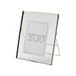 LERBODA - Frame, silver-colour, 20x25 cm
