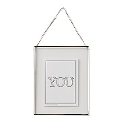 LERBODA - Frame, silver-colour, 20x25 cm