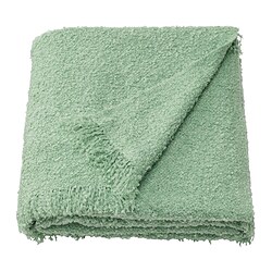 SANDBRODD - Throw, light green, 130x170 cm