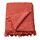 SANDBRODD - throw, orange-red, 130x170 cm | IKEA Indonesia - PE926885_S1