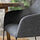 TOSSBERG - chair, metal black/Gunnared dark grey | IKEA Indonesia - PE954331_S1