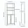 BILLY/OXBERG bookcase with doors