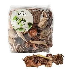 ADLAD - Potpourri beraroma, Hutan Skandinavia/putih, 90 gr