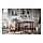 OLOV/LINNMON - meja, abu-abu tua/hitam, 100x60 cm | IKEA Indonesia - PE888790_S1