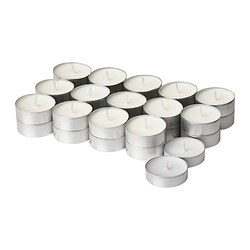ADLAD - Scented tealight, Scandinavian Woods/white, 3.5 hr