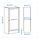 BILLY/OXBERG - bookcase with door, white, 40x30x106 cm | IKEA Indonesia - PE849874_S1