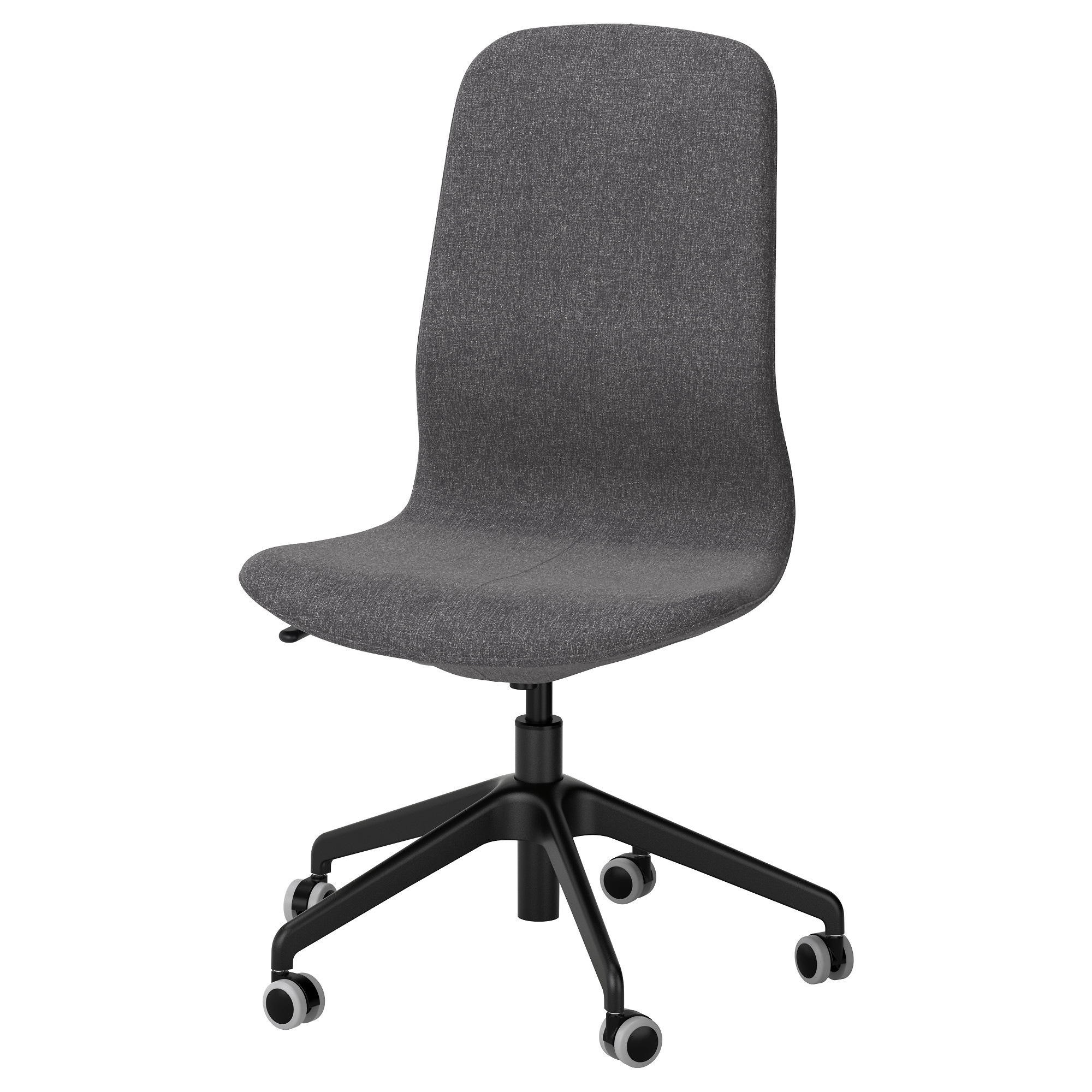 LÅNGFJÄLL swivel chair, Gunnared dark grey/black IKEA Indonesia