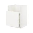 METOD/MAXIMERA - Base cab f TALLSJÖN sink, white/Veddinge white, 60x60 cm