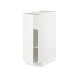 METOD - Base cabinet with shelves, white/Veddinge white, 30x60x80 cm