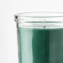 HEDERSAM - Lilin beraroma dalam gelas, rumput segar/hijau muda, 40 jam