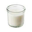 JÄMLIK - Lilin beraroma dalam gelas, Vanila/krem muda, 20 jam